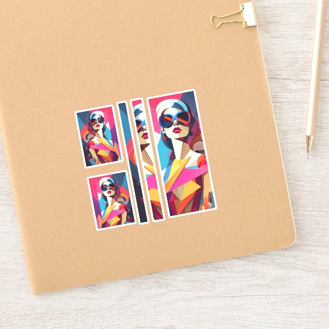 Pegatina Raspín de moda 9 (Cuaderno)