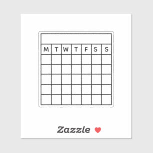 Pegatina Rastreador de hábitos,Diario de viñetas,Calendario