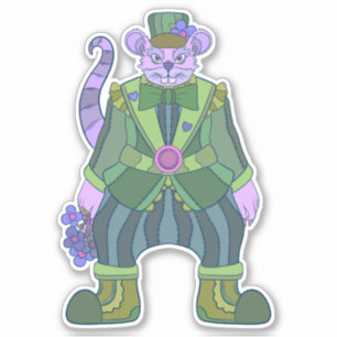 Pegatina Rat Magician