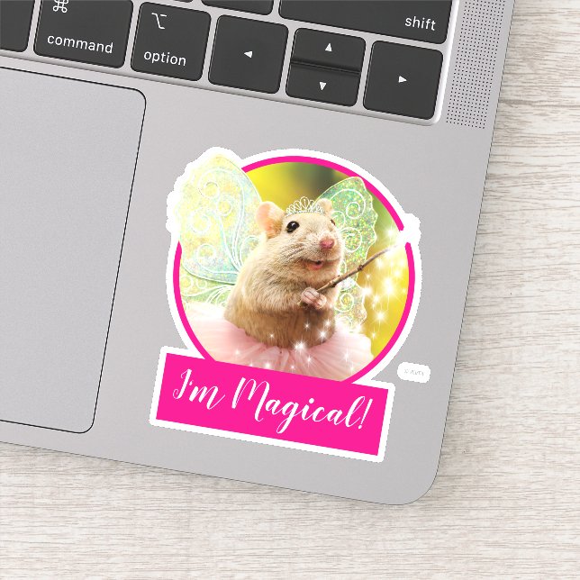 Pegatina Ratón Princess Fairy (Detalle)