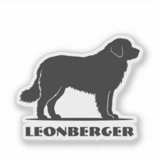 Pegatina raza Leonberger