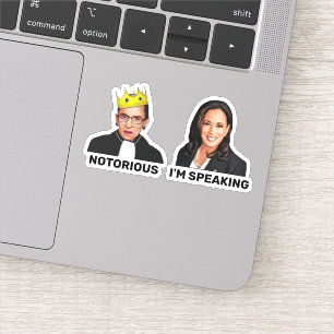 Pegatina RBG Notorious Kamala Harris Hablo