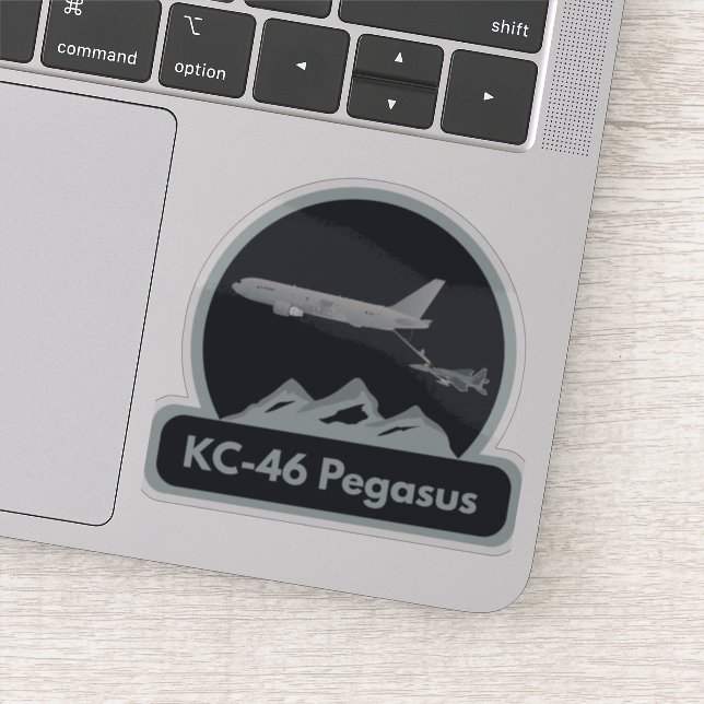Pegatina Reabastecimiento de combustible para aviones KC-46 (Detalle)
