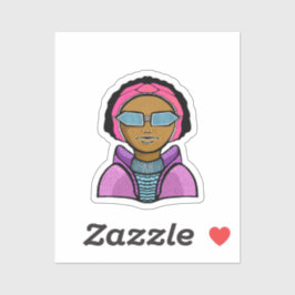 Pegatina Ready to ski