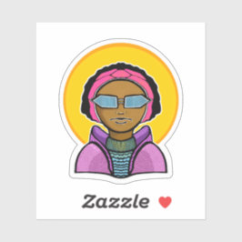 Pegatina Ready to ski