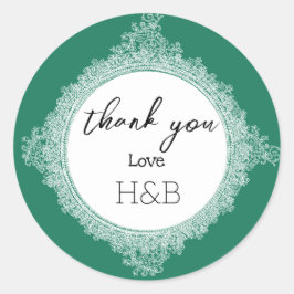 Pegatina Real Esmeralda