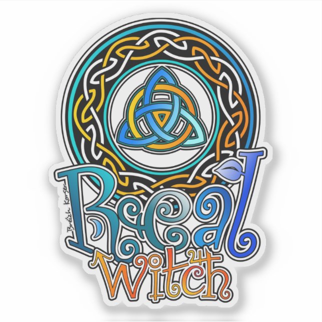 Pegatina Real Witch (Anverso)