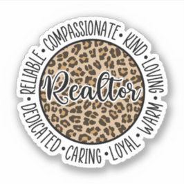 Pegatina Realtor, inmobiliario, regalo para realtor