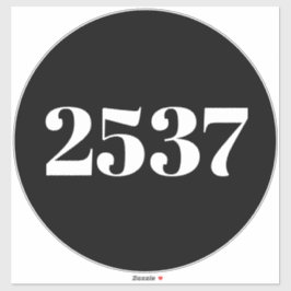 Pegatina Reciclaje de basura personalizado número de calle 