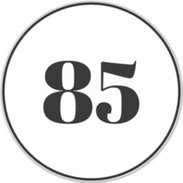 Pegatina Reciclaje de basura personalizado número de calle 