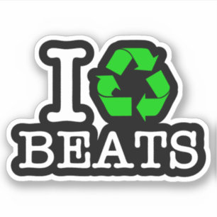 Pegatina Reciclé Beats