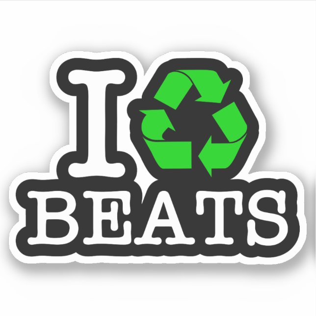 Pegatina Reciclé Beats (Anverso)