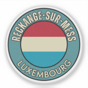 Pegatina Reckange-sur-Mess, Luxemburgo