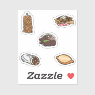 Pegatina Recogida de alimentos en México