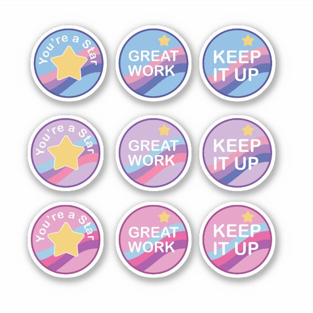 Pegatina Recompensas y estímulo (Anverso)