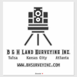 Pegatina Reconocimiento de tierras minimalista o Declencia 