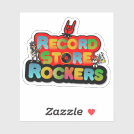 Pegatina Record Store Team Logo Sticker