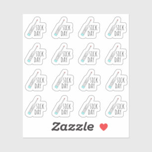 Pegatina Recordatorio de días enfermos Mini Termómetro Bujo