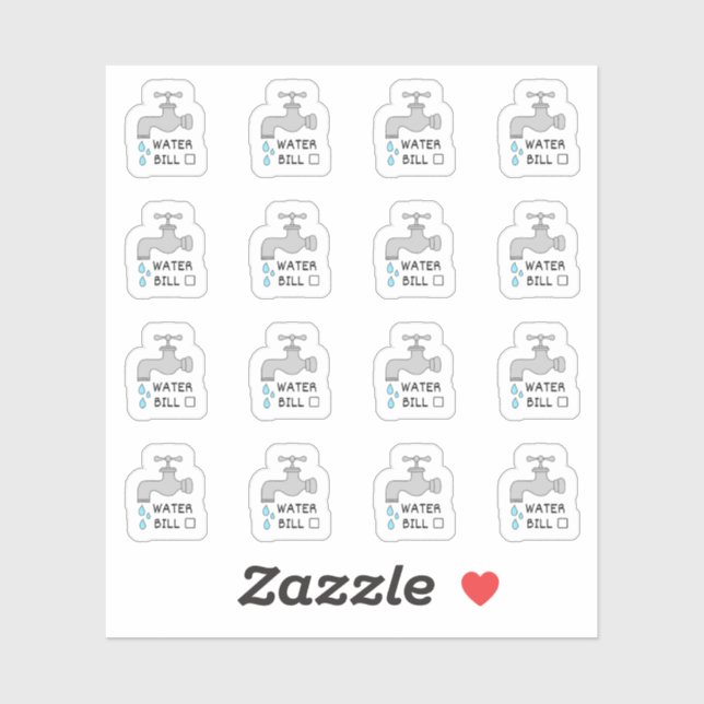 Pegatina Recordatorio de presupuesto (Hoja)