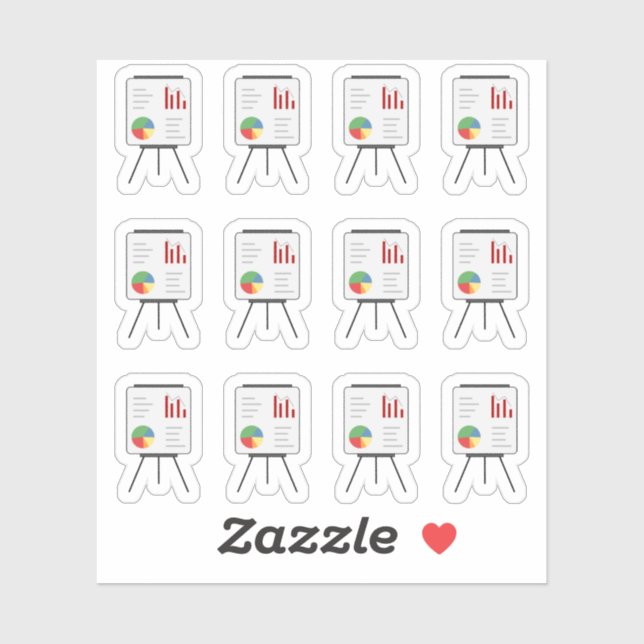 Pegatina Recordatorio de trabajo de la reunión de la escuel (Hoja)