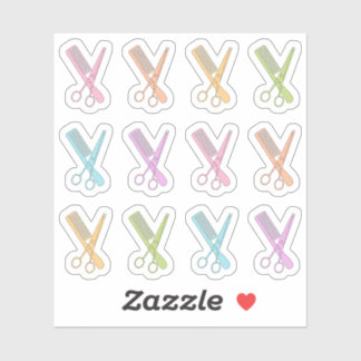 Pegatina Recordatorio Haircut Comb Scissors Bujo Planner