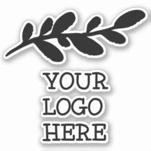 Pegatina Recorte de besos con logotipo