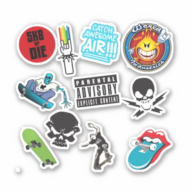 Pegatina Recorte de Scrapbook (Anverso)