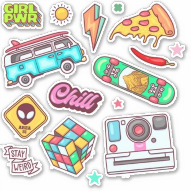 Pegatina Recorte de Scrapbook (Anverso)