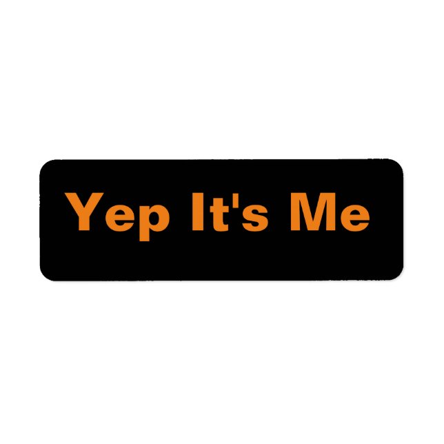 Pegatina Rectangle con logotipo (Frente)