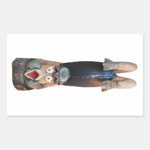 Pegatina Rectangular 河 de Kappa 童 Handstand