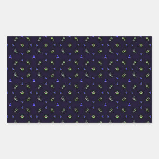 Pegatina Rectangular 006 espacio