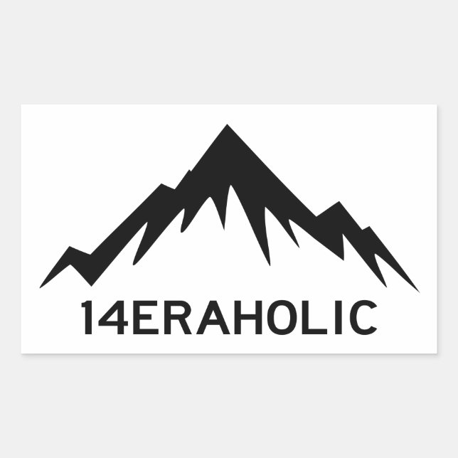 Pegatina Rectangular 14 eraholico (Anverso)
