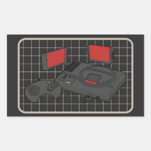 Pegatina Rectangular ¡16 Bits de potencia!