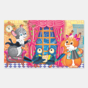 Pegatina Rectangular 1.ᵉʳ concertación