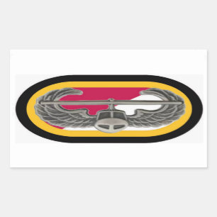 PEGATINA RECTANGULAR 1/32.º PEGATINAS DE LA BADGE/OVAL DE ATAQUES AÉREO