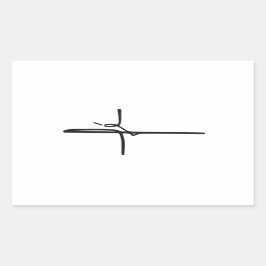 Pegatina Rectangular 5.º esposa