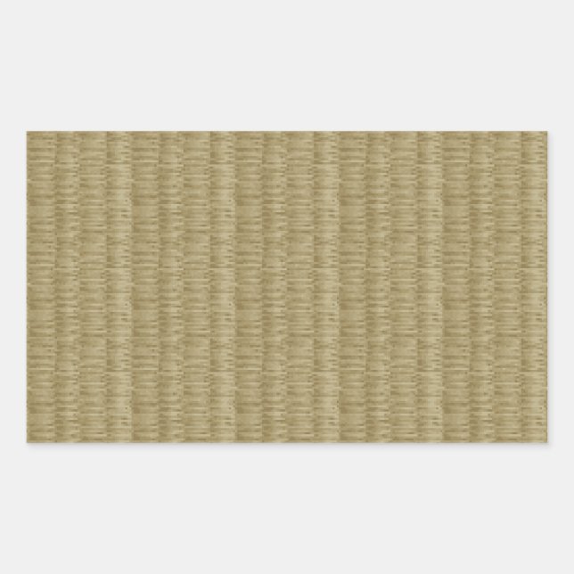 Pegatina Rectangular 8 bits Pixel Tatami Mat 畳 (Anverso)