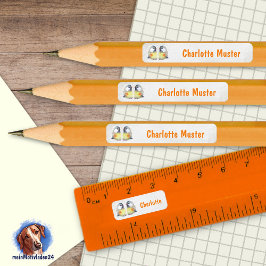 Pegatina Rectangular 92 DIY Stifteaufkleber - Kohlmeise Aquarell