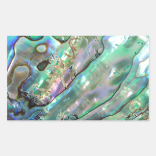 Pegatina Rectangular Abalone