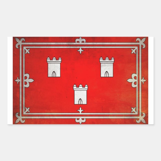 Pegatina Rectangular Aberdeen (Anverso)