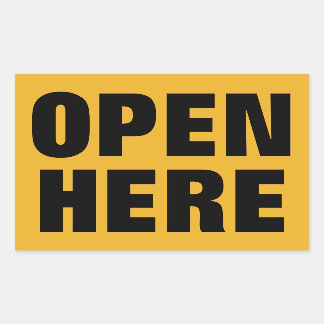 PEGATINA RECTANGULAR ABIERTO (Anverso)