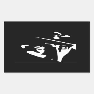 Pegatina Rectangular Abstracciones de ambiente Pegatinas de consejo de 