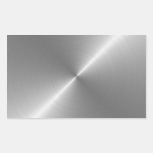 Pegatina Rectangular Acero