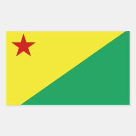 Pegatina Rectangular Acre state