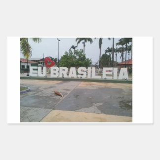 Pegatina Rectangular adesivo Brasileia