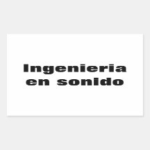 Adesivo  ingenieria en sonido