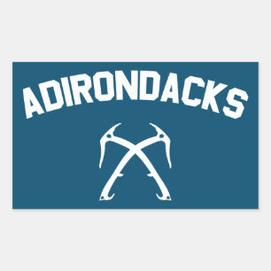 Pegatina Rectangular Adirondacks Ice Climbing