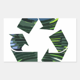 Pegatina Rectangular Adore RECYCLE Champions NVN253 Diversión ambiental