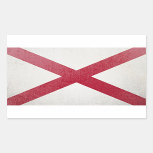 Pegatina Rectangular Alabama