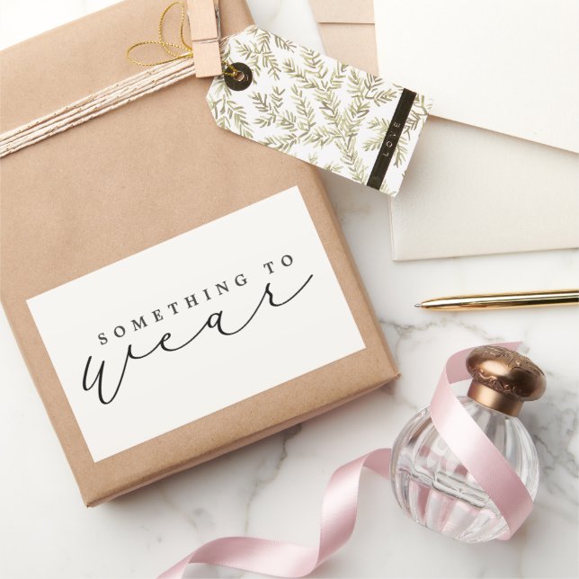 Pegatina Rectangular Algo Para Usar El Regalo De Navidades/Navidades (Regalar)